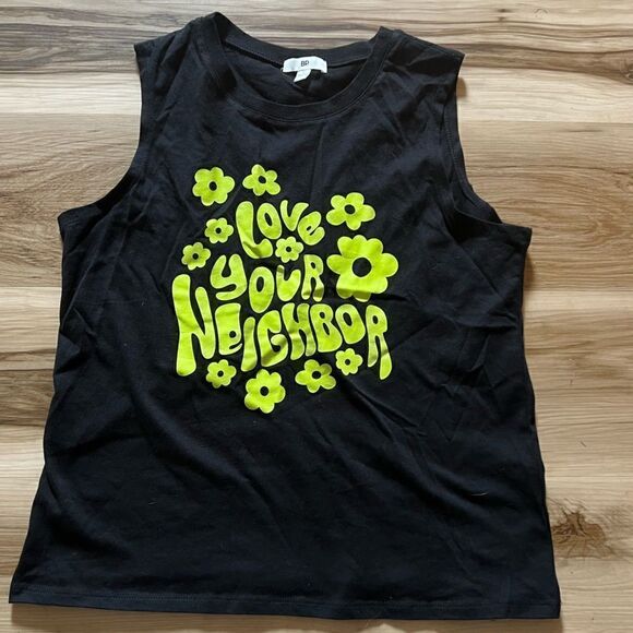 BP. Love Your Neighbor Muscle Tank Top Women’s Small - Picture 2 of 4
